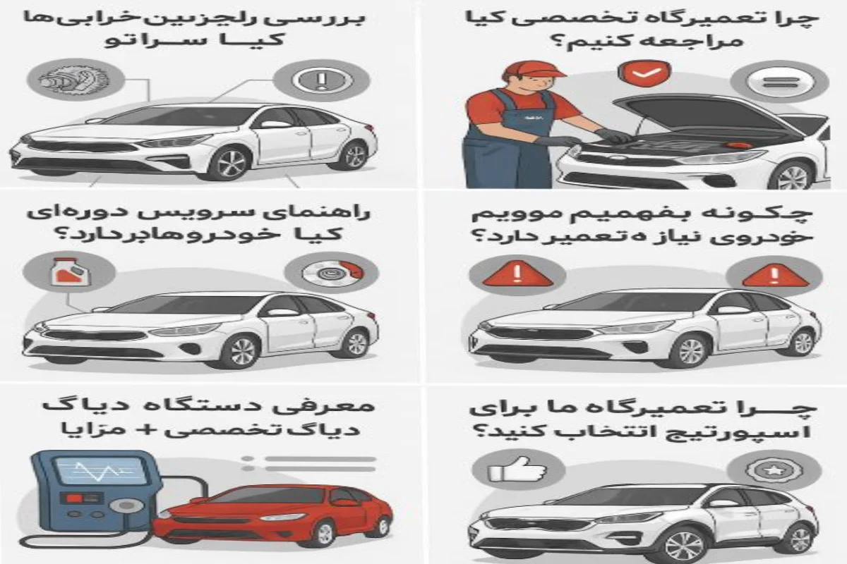 بررسی رایج‌ترین خرابی‌ها در کیا سراتو